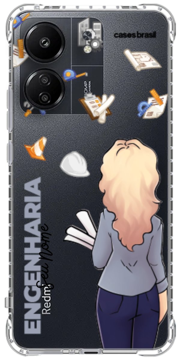 Capinha para Celular Engenharia - Boneca Profissão