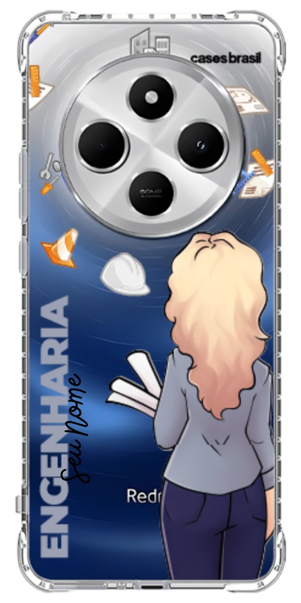 Capinha para Celular Engenharia - Boneca Profissão