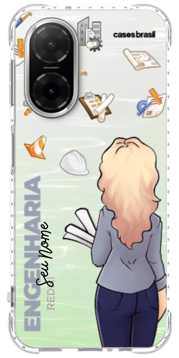 Capinha para Celular Engenharia - Boneca Profissão