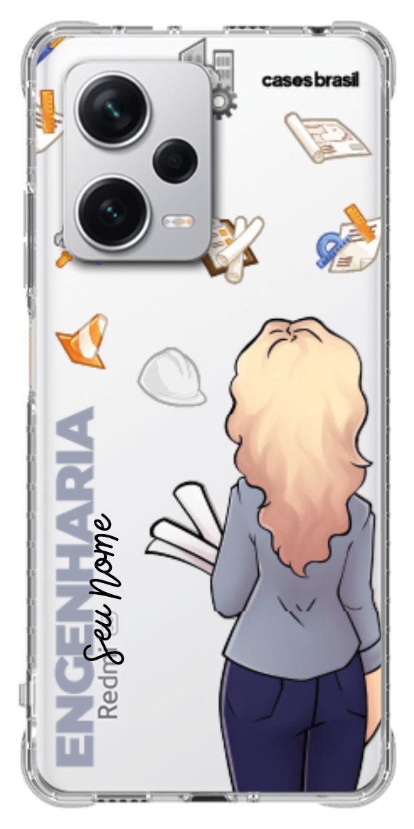 Capinha para Celular Engenharia - Boneca Profissão