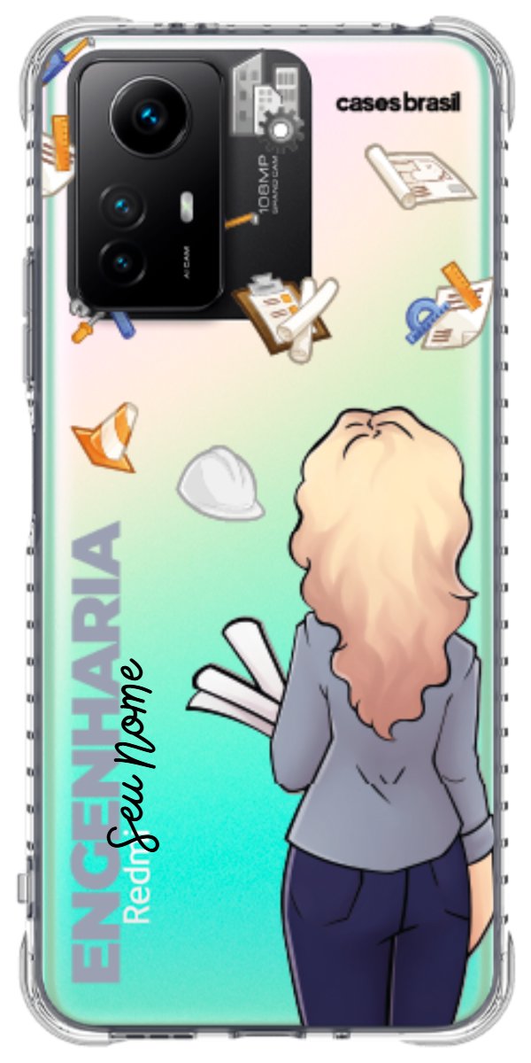 Capinha para Celular Engenharia - Boneca Profissão