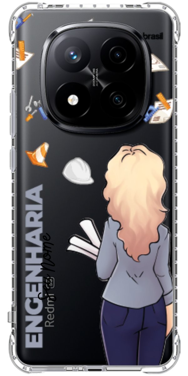 Capinha para Celular Engenharia - Boneca Profissão