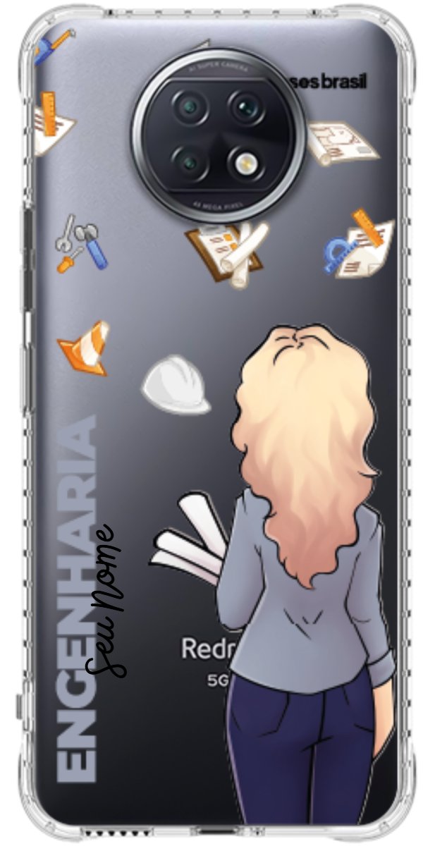 Capinha para Celular Engenharia - Boneca Profissão
