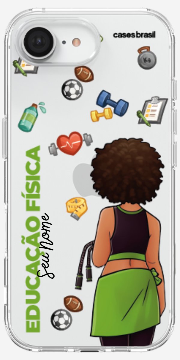 Capinha para celular Educação Física - Boneca Profissão