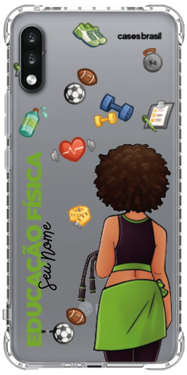 Capinha para celular Educação Física - Boneca Profissão