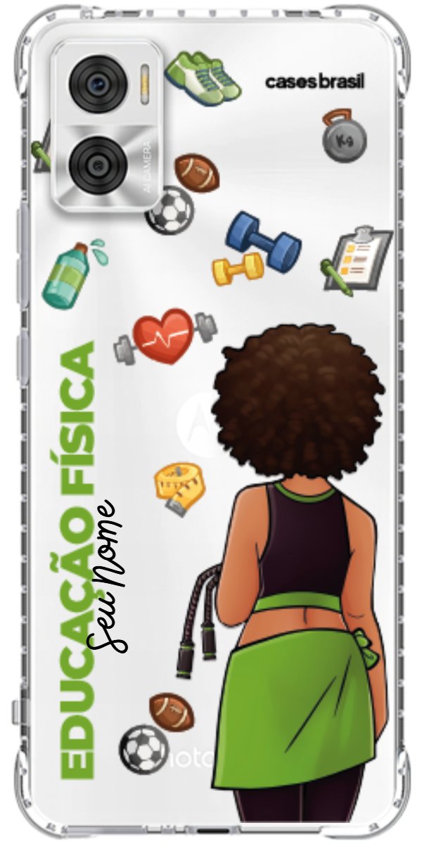 Capinha para celular Educação Física - Boneca Profissão