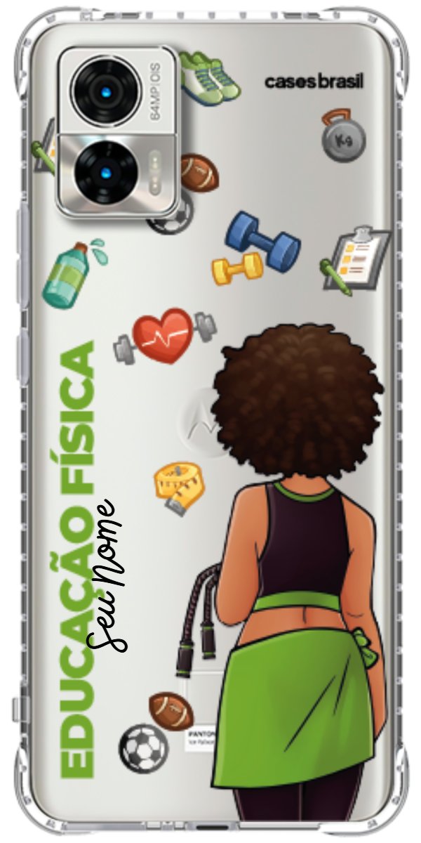 Capinha para celular Educação Física - Boneca Profissão