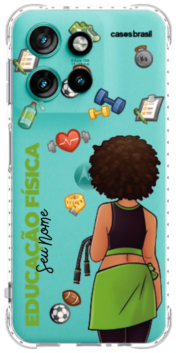 Capinha para celular Educação Física - Boneca Profissão