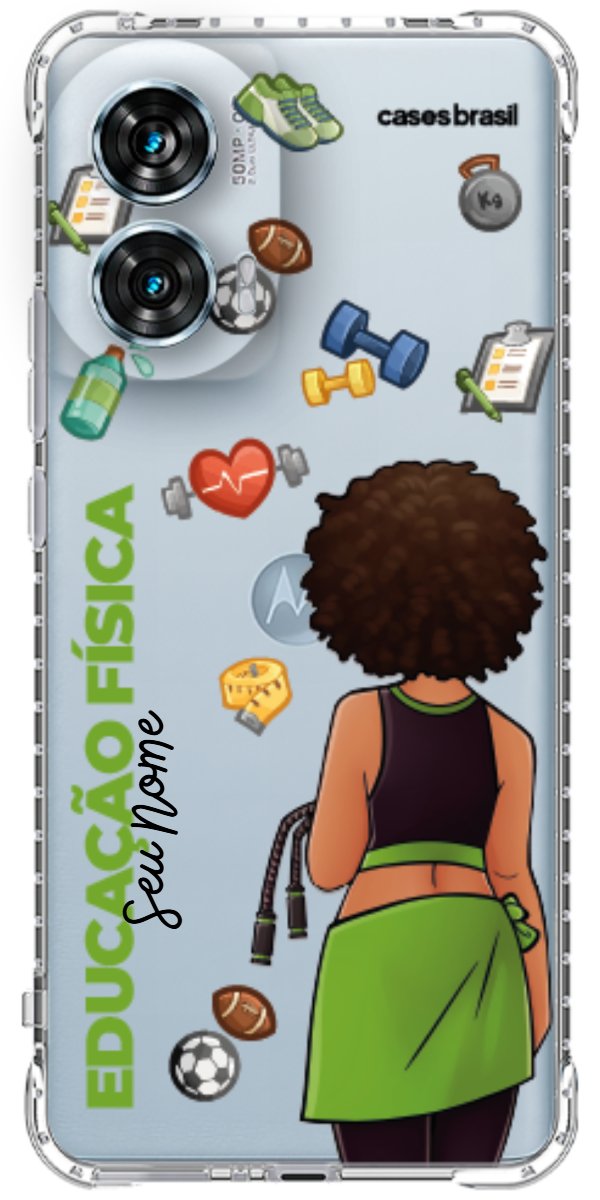 Capinha para celular Educação Física - Boneca Profissão
