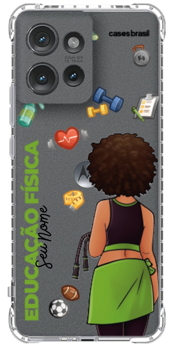 Capinha para celular Educação Física - Boneca Profissão