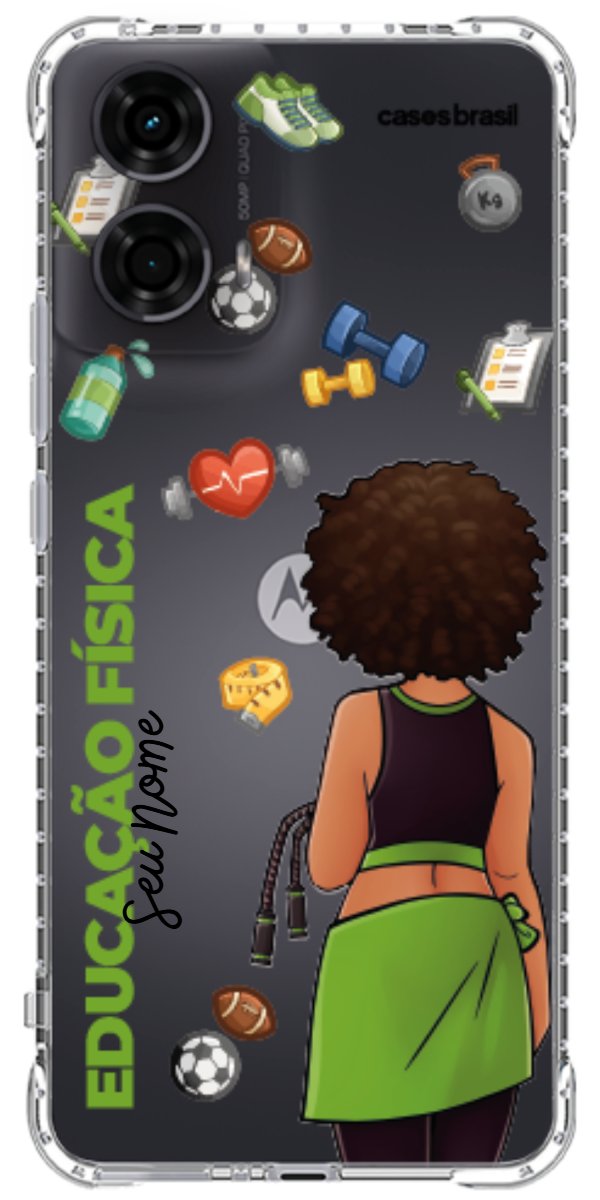 Capinha para celular Educação Física - Boneca Profissão