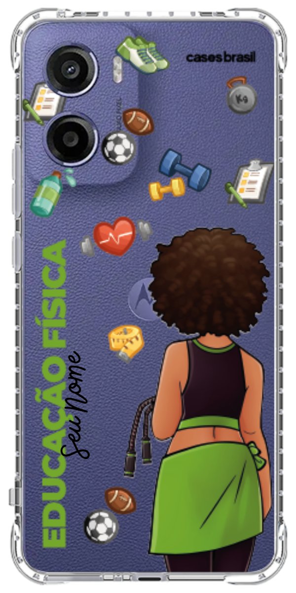 Capinha para celular Educação Física - Boneca Profissão