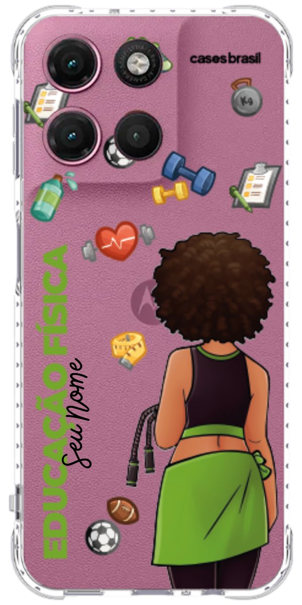 Capinha para celular Educação Física - Boneca Profissão