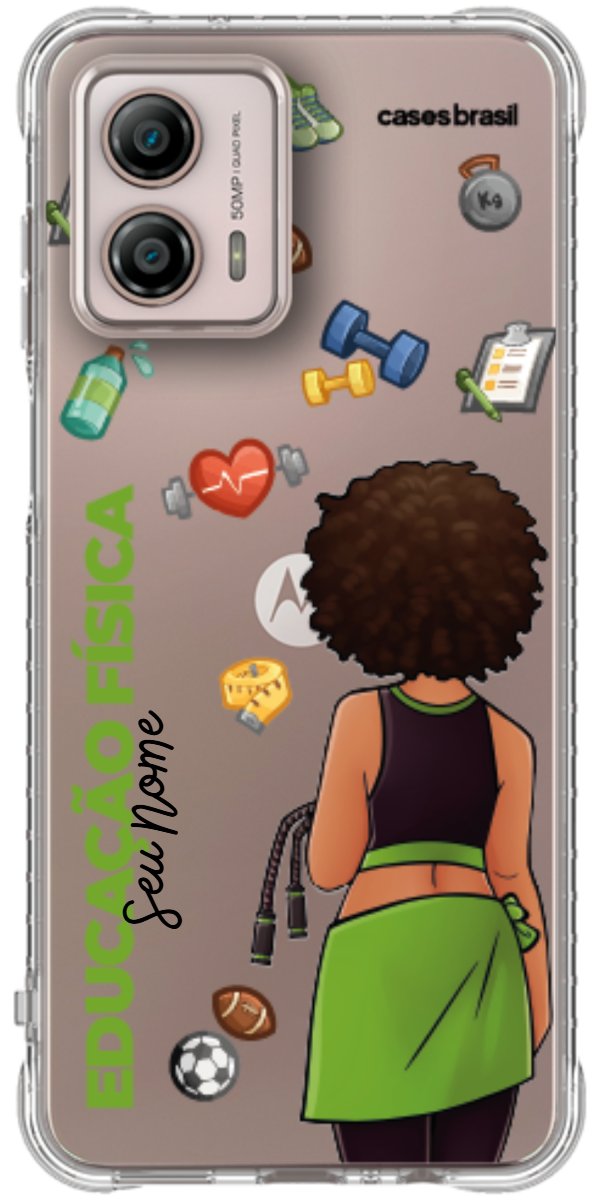 Capinha para celular Educação Física - Boneca Profissão