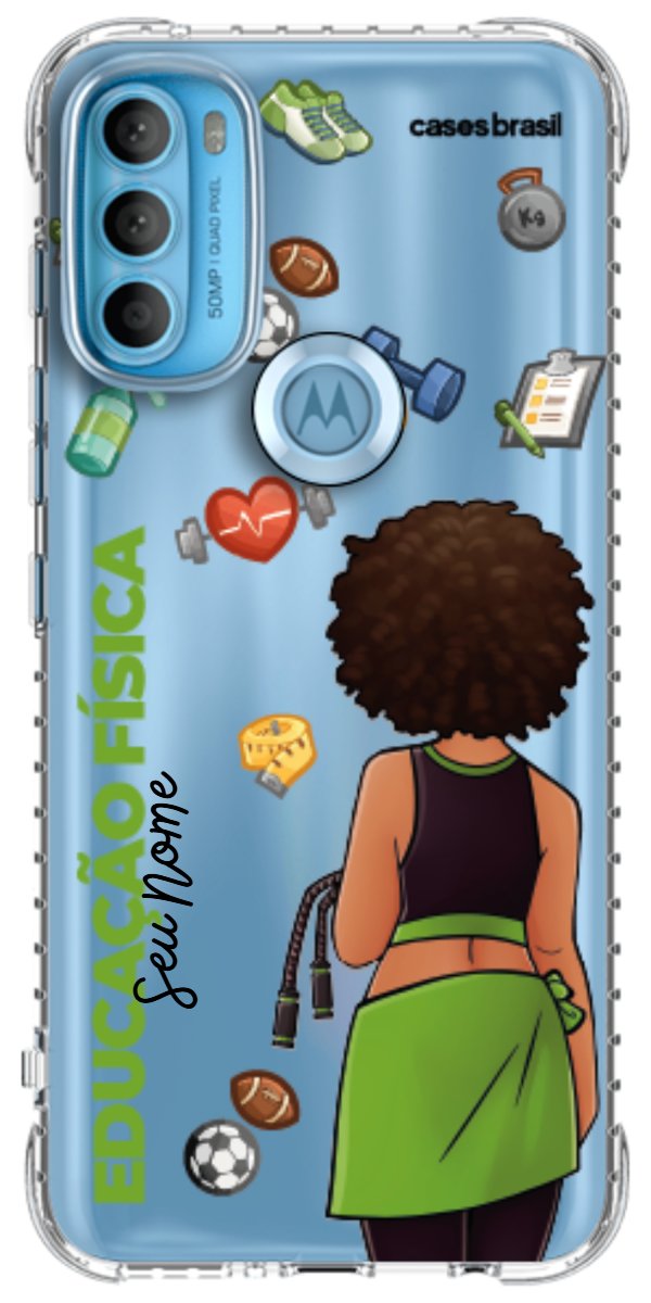 Capinha para celular Educação Física - Boneca Profissão