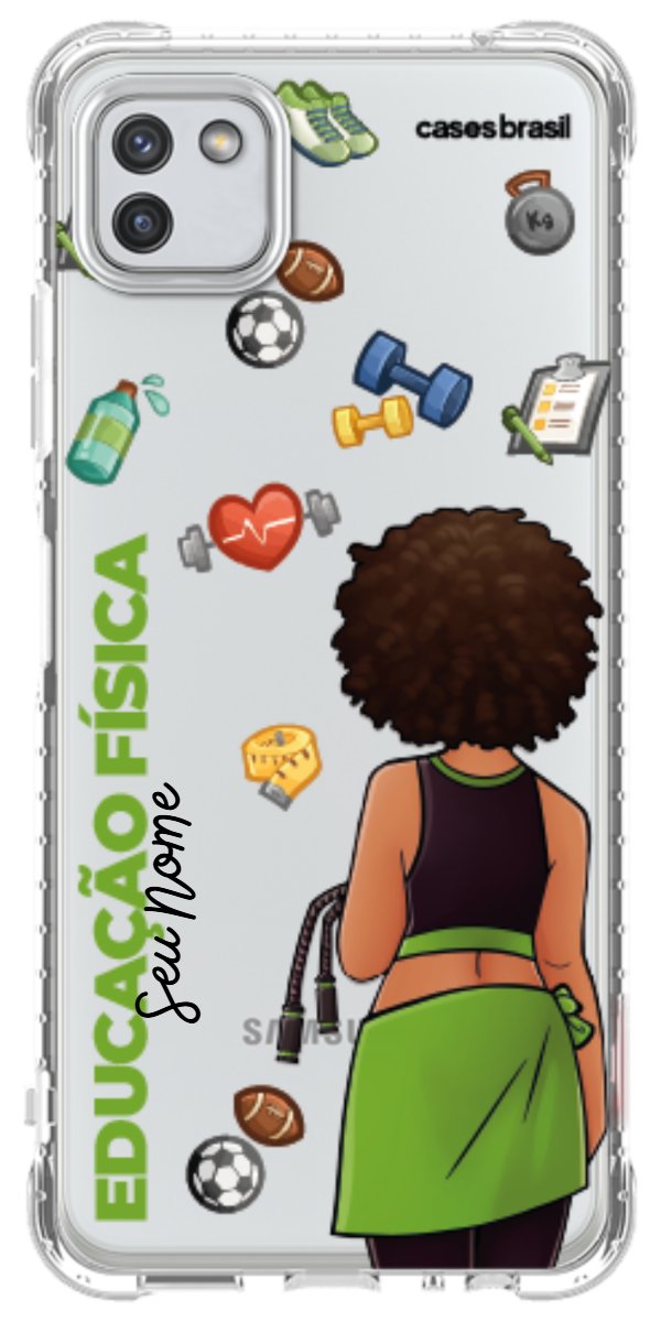 Capinha para celular Educação Física - Boneca Profissão