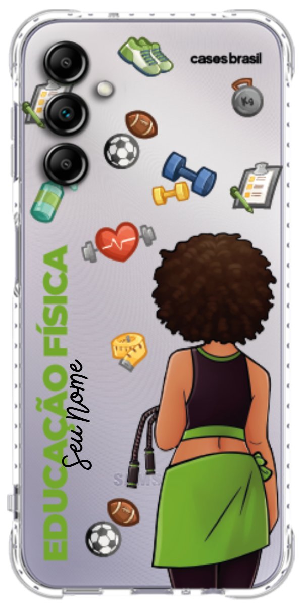 Capinha para celular Educação Física - Boneca Profissão