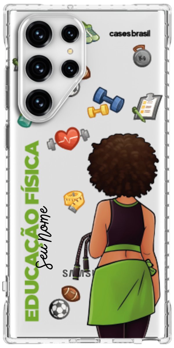 Capinha para celular Educação Física - Boneca Profissão