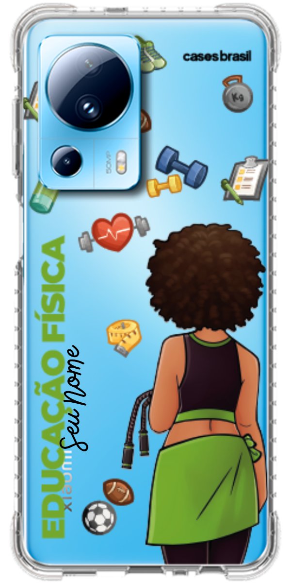 Capinha para celular Educação Física - Boneca Profissão