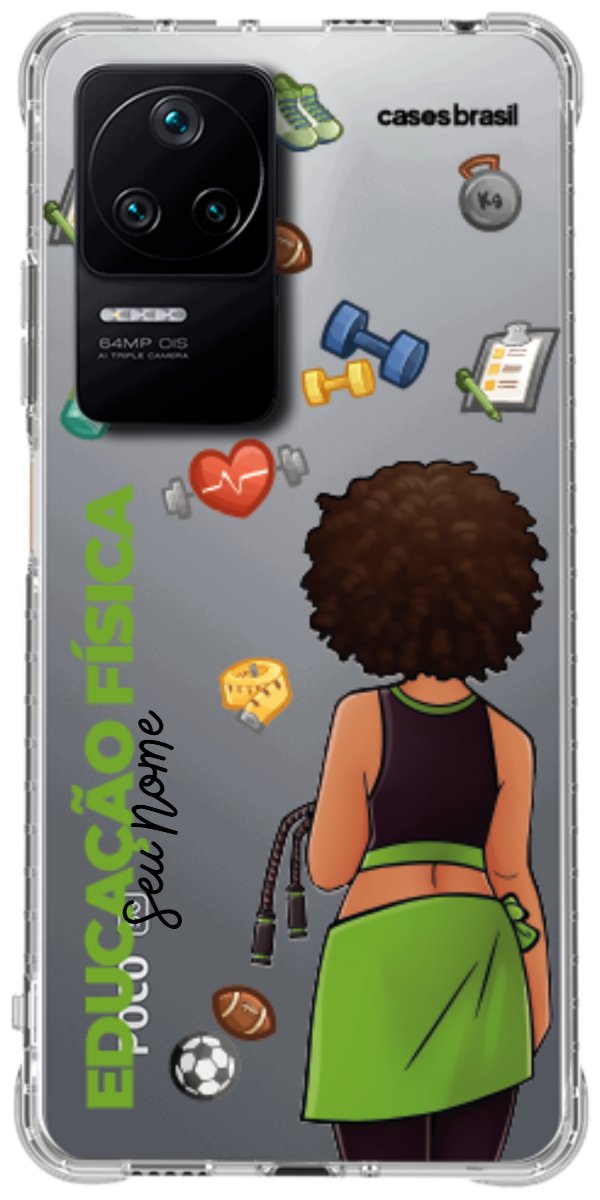 Capinha para celular Educação Física - Boneca Profissão