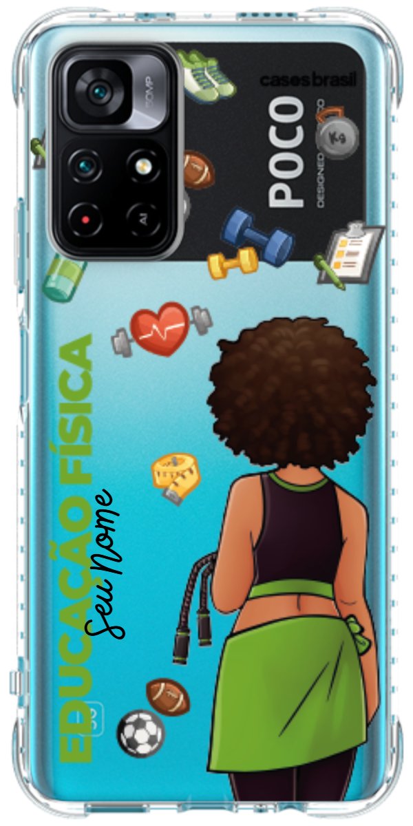 Capinha para celular Educação Física - Boneca Profissão
