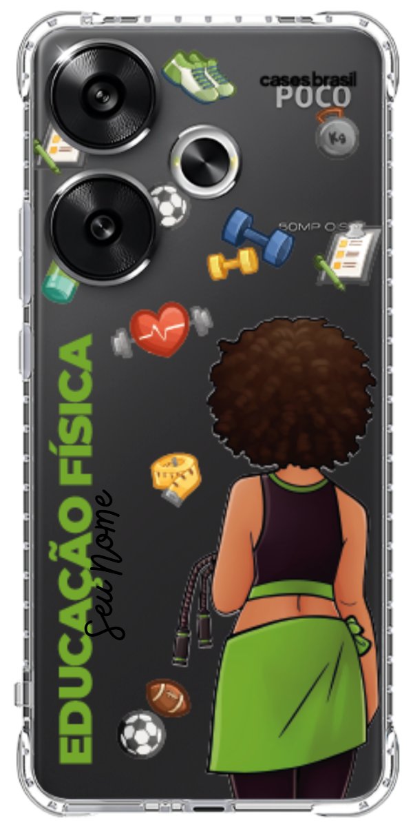 Capinha para celular Educação Física - Boneca Profissão