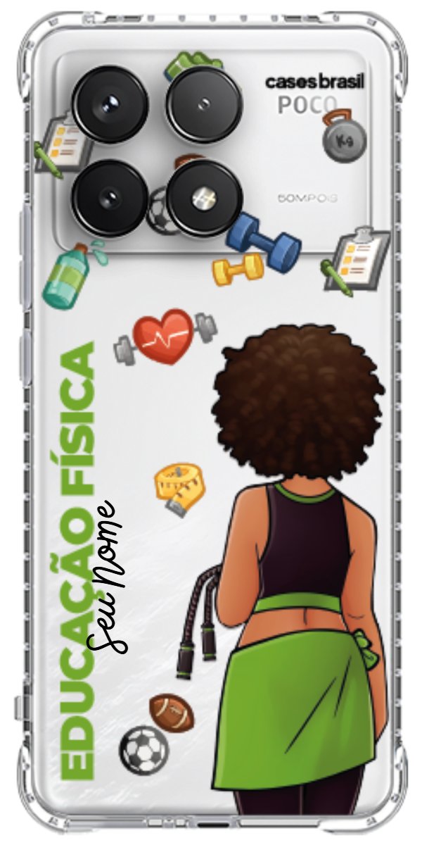Capinha para celular Educação Física - Boneca Profissão