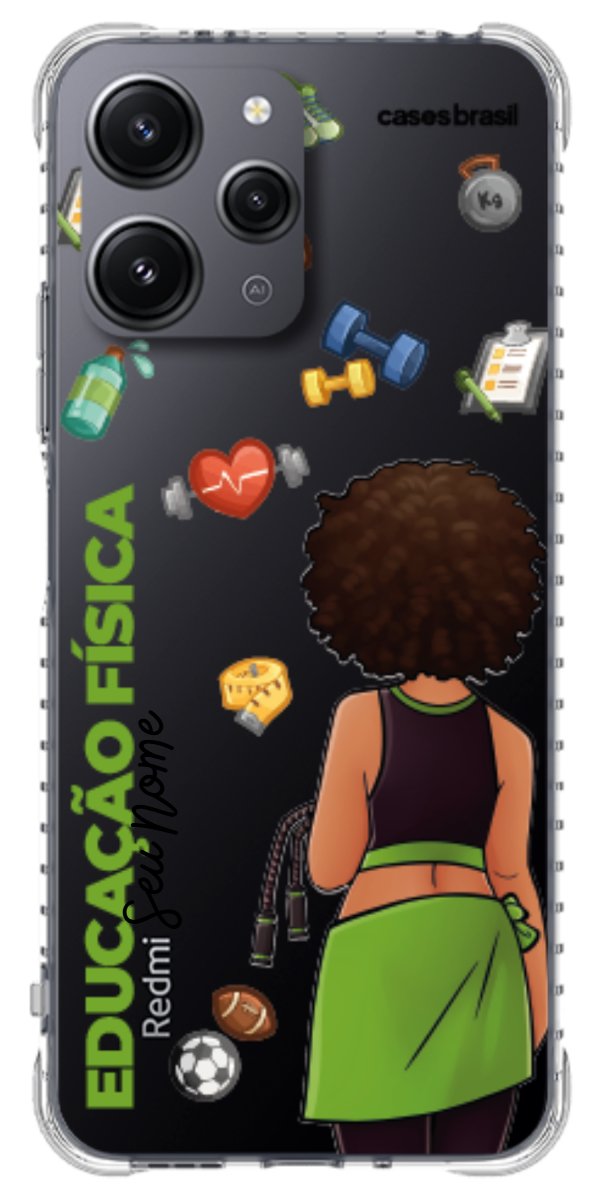 Capinha para celular Educação Física - Boneca Profissão