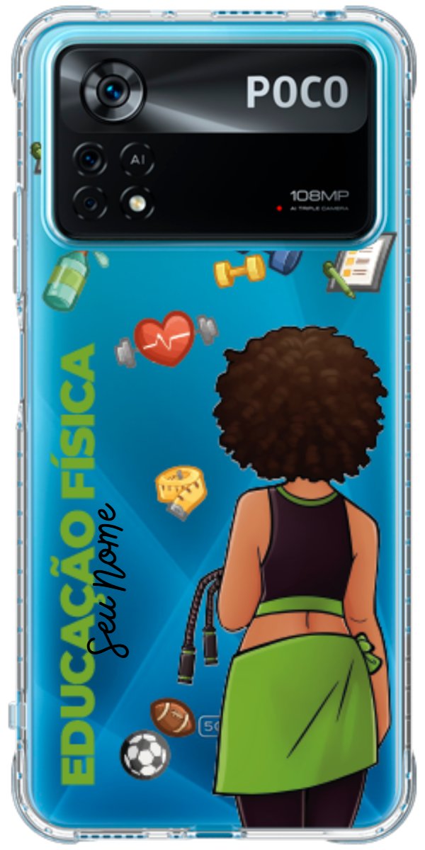 Capinha para celular Educação Física - Boneca Profissão