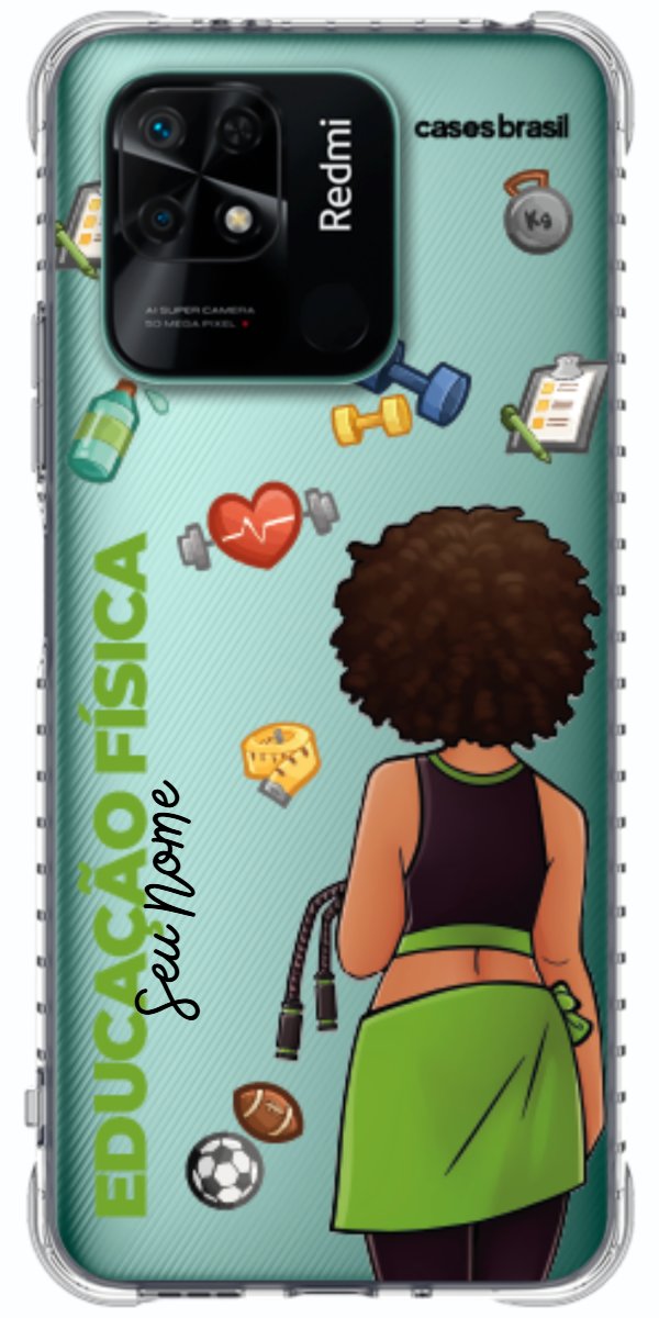 Capinha para celular Educação Física - Boneca Profissão