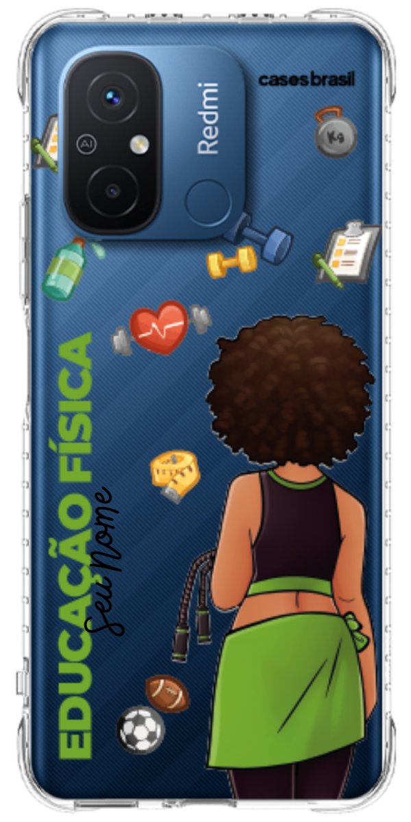 Capinha para celular Educação Física - Boneca Profissão