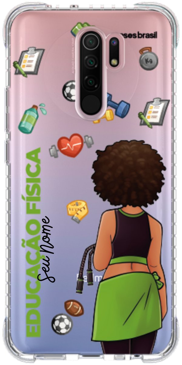 Capinha para celular Educação Física - Boneca Profissão