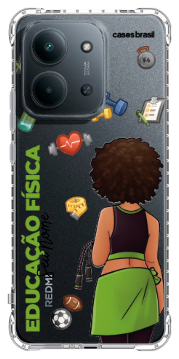 Capinha para celular Educação Física - Boneca Profissão