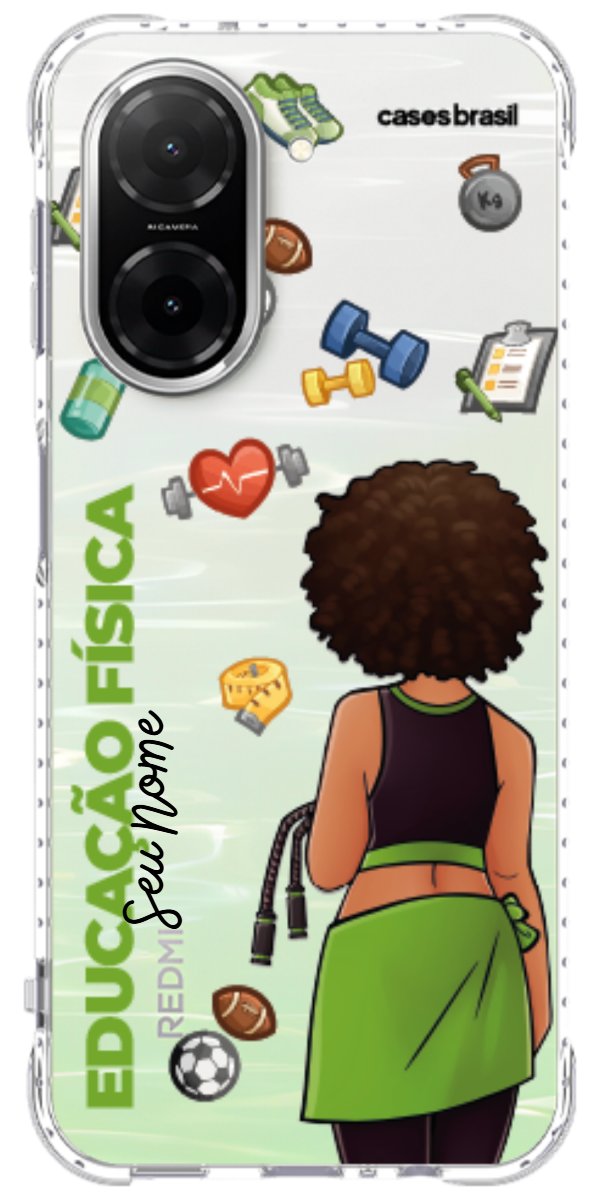 Capinha para celular Educação Física - Boneca Profissão