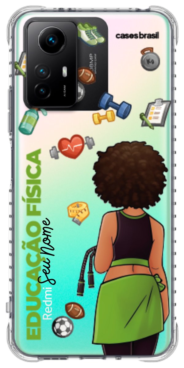 Capinha para celular Educação Física - Boneca Profissão