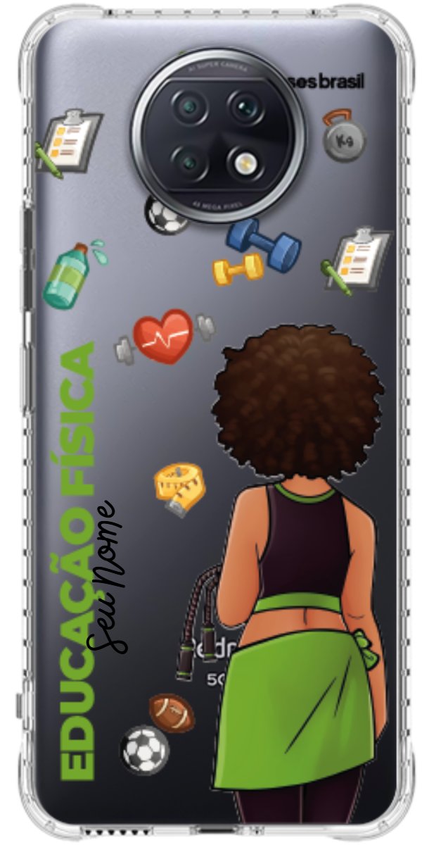 Capinha para celular Educação Física - Boneca Profissão