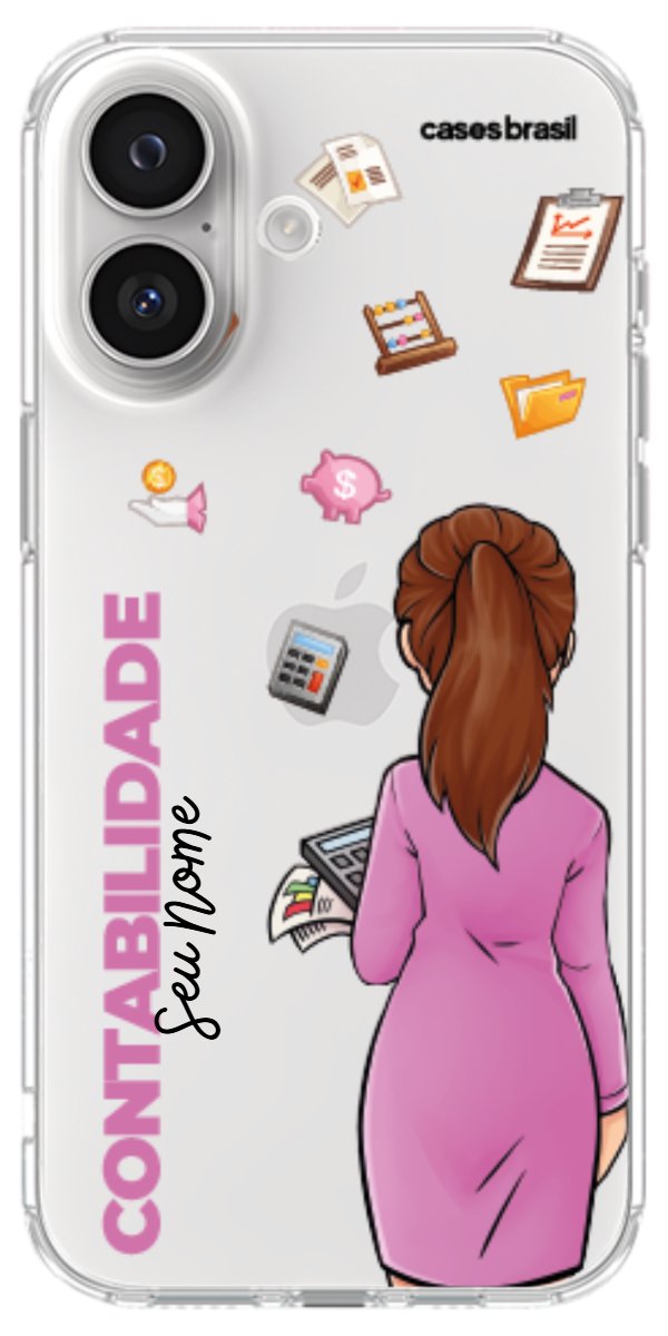 Capinha para Celular Contabilidade - Boneca Profissão