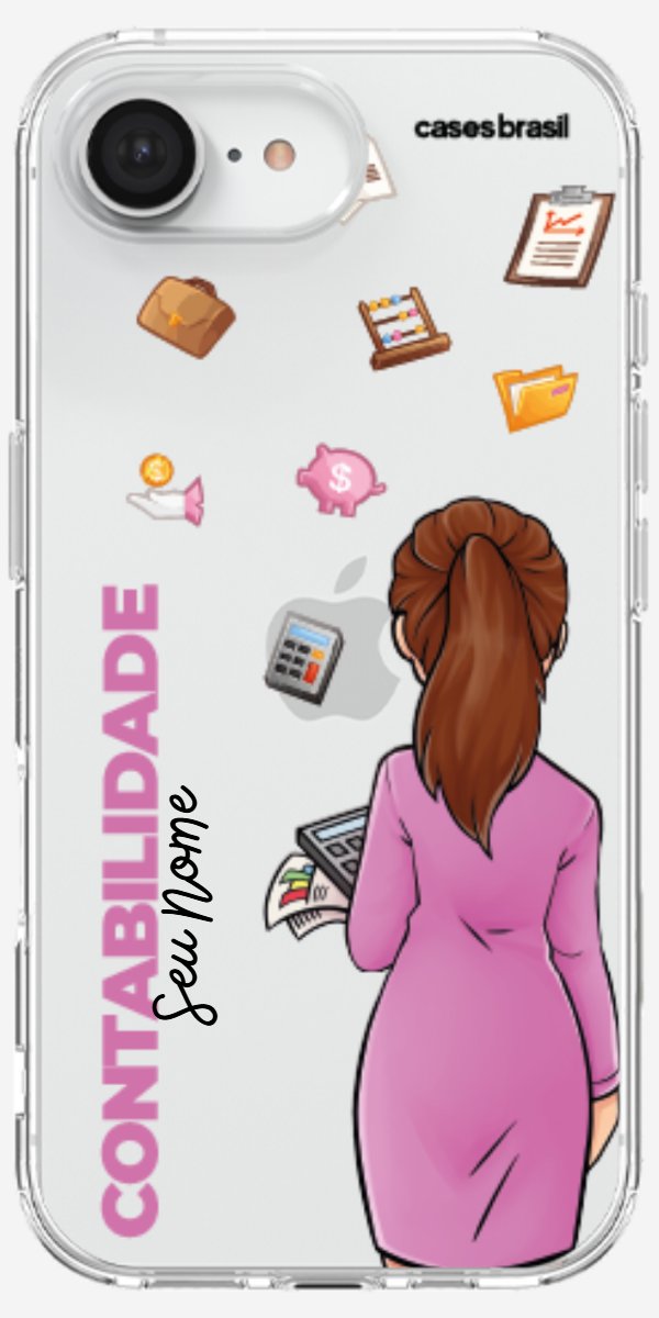 Capinha para Celular Contabilidade - Boneca Profissão