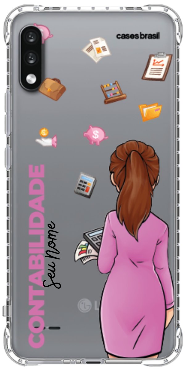 Capinha para Celular Contabilidade - Boneca Profissão