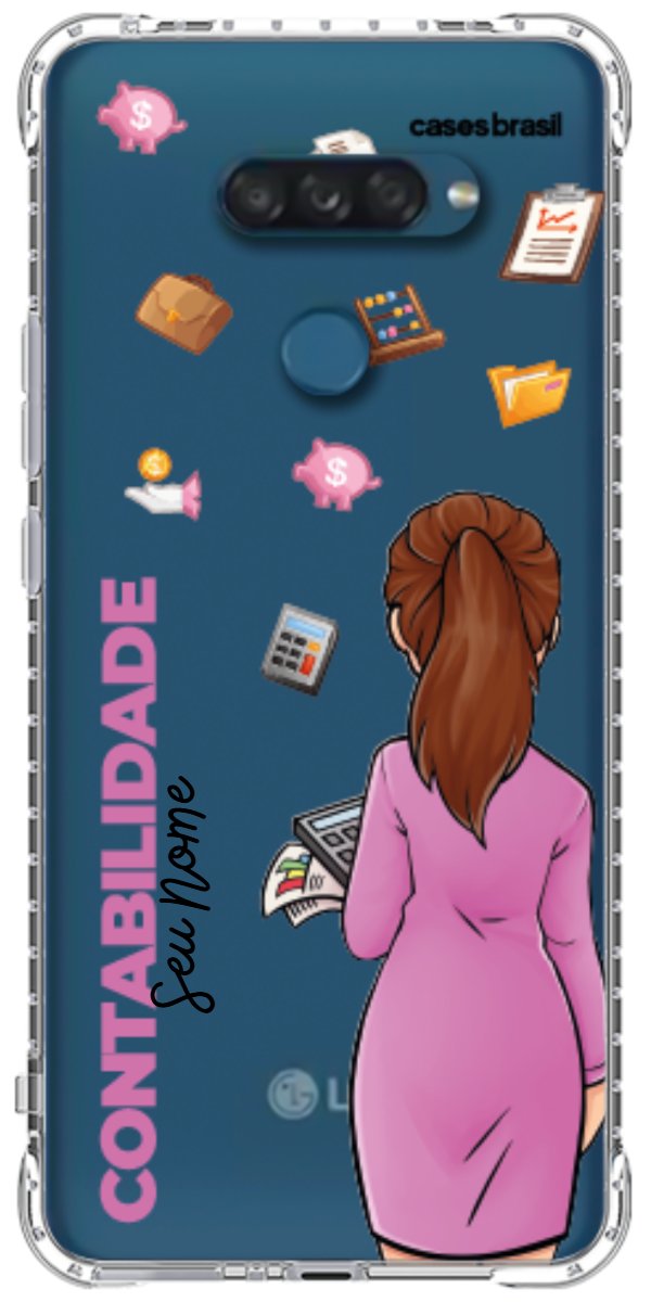 Capinha para Celular Contabilidade - Boneca Profissão