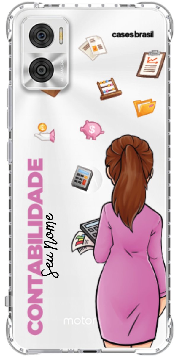 Capinha para Celular Contabilidade - Boneca Profissão