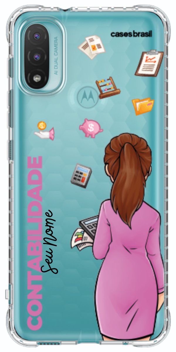 Capinha para Celular Contabilidade - Boneca Profissão
