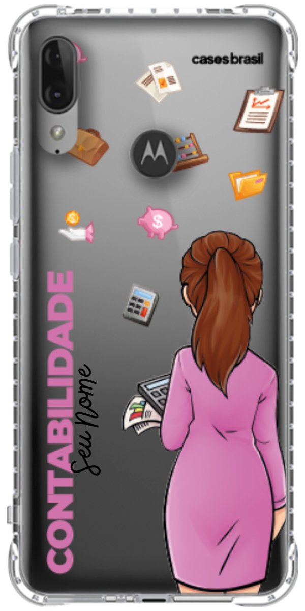 Capinha para Celular Contabilidade - Boneca Profissão