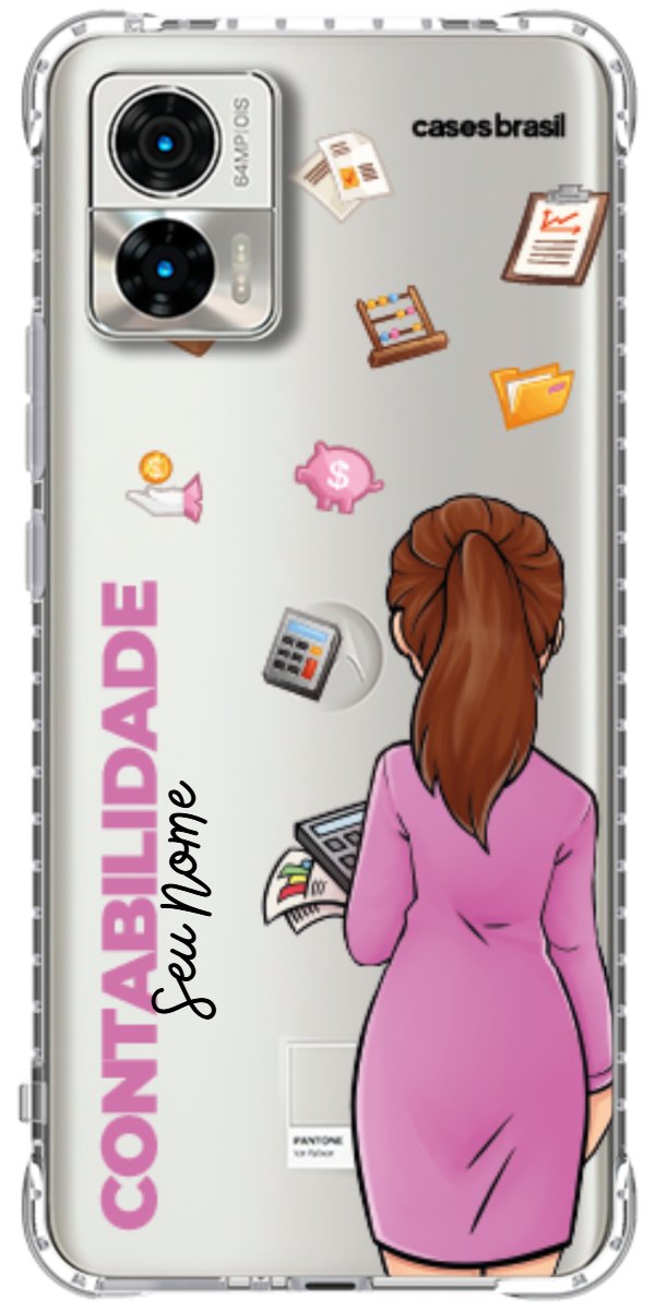 Capinha para Celular Contabilidade - Boneca Profissão