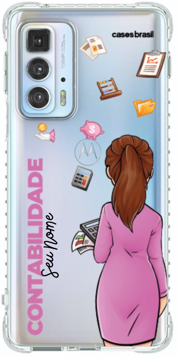 Capinha para Celular Contabilidade - Boneca Profissão