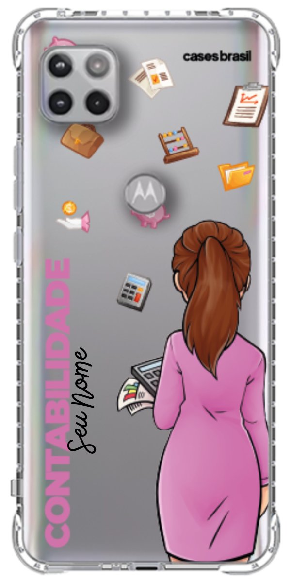 Capinha para Celular Contabilidade - Boneca Profissão