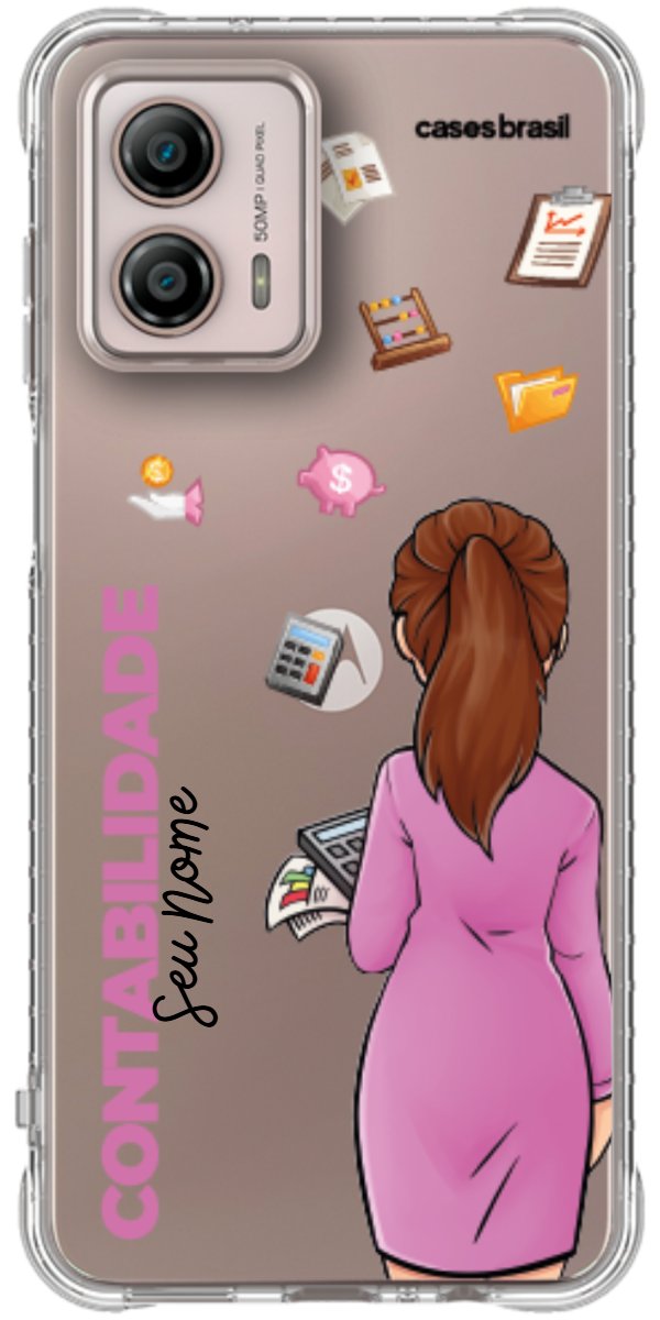 Capinha para Celular Contabilidade - Boneca Profissão