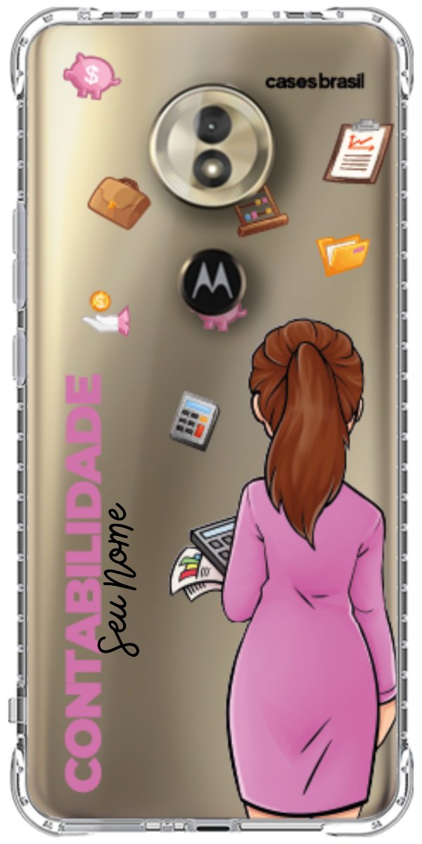 Capinha para Celular Contabilidade - Boneca Profissão
