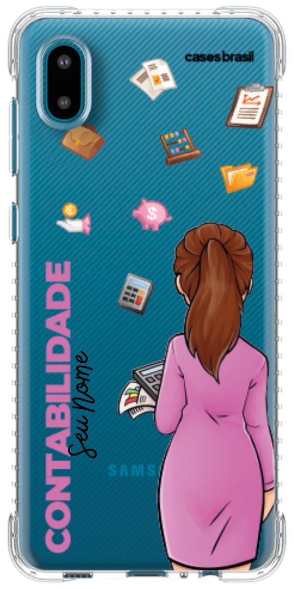 Capinha para Celular Contabilidade - Boneca Profissão