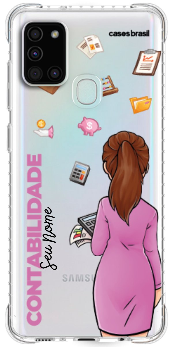 Capinha para Celular Contabilidade - Boneca Profissão